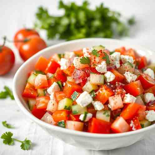 Shopska Salad - Favorite Chopped Salad Recipe
